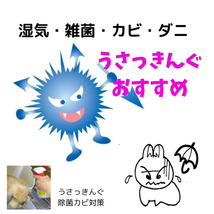 うさっきんぐ(次亜塩素酸水)はこんなにも役立ちます