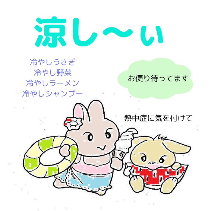 冷やし野菜がおいしいー